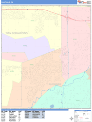 Eastvale Wall Map