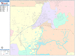 Fairfield Wall Map