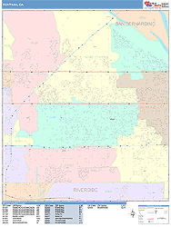 Fontana Wall Map