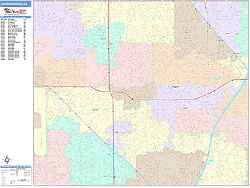 Garden Grove Wall Map