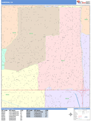 Gardena Wall Map