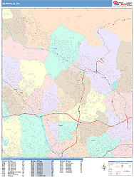 Glendale Wall Map