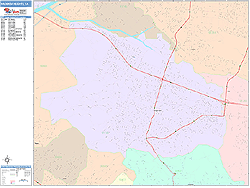 Hacienda Heights Wall Map