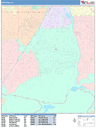 Hesperia Wall Map