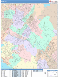 Irvine Wall Map