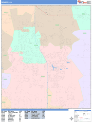 Menifee Wall Map