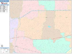 Monterey Park Wall Map