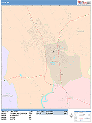 Napa Wall Map