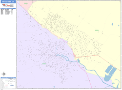 Petaluma Wall Map