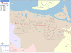 Pittsburg Wall Map