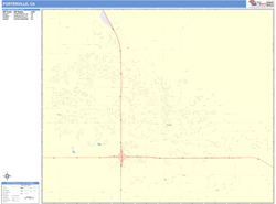 Porterville Wall Map