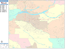 Redlands Wall Map