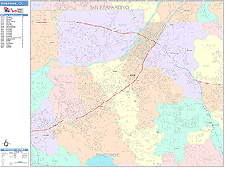 Riverside Wall Map