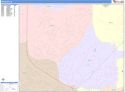 Rocklin Wall Map