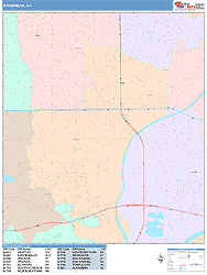 Rosemead Wall Map