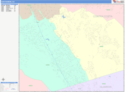 San Ramon Wall Map