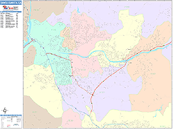 Santa Clarita Wall Map