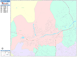 Santee Wall Map