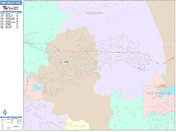 Simi Valley Wall Map