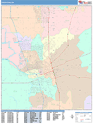 Stockton Wall Map