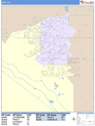 Tracy Wall Map