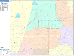 Upland Wall Map