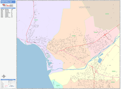 Ventura Wall Map