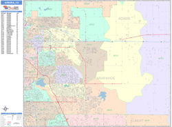 Aurora Wall Map