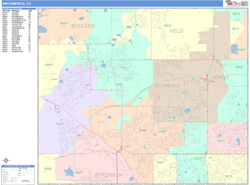 Broomfield Wall Map