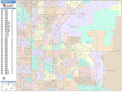 Denver Wall Map