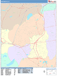 New Britain Wall Map