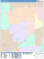 West Hartford Wall Map