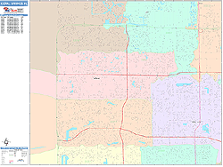 Coral Springs Wall Map