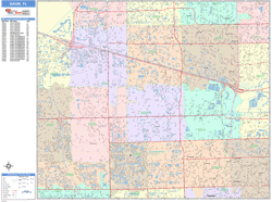 Davie Wall Map