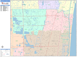 Deerfield Beach Wall Map