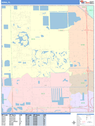 Doral Wall Map