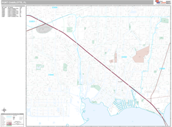 Port Charlotte Wall Map