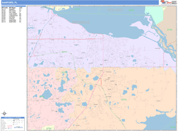 Sanford Wall Map