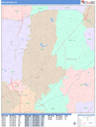 Brookhaven Wall Map