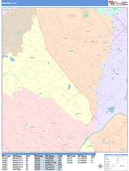 Smyrna Wall Map