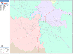 Iowa City Wall Map