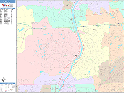 Aurora Wall Map