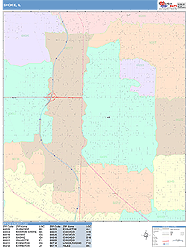 Skokie Wall Map
