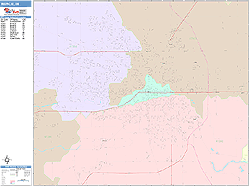 Muncie Wall Map