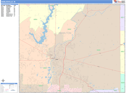 Noblesville Wall Map