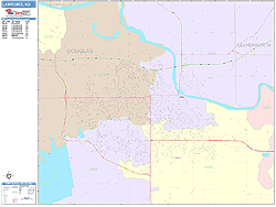 Lawrence Wall Map