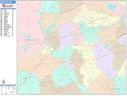 Newton Wall Map