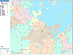 Quincy Wall Map