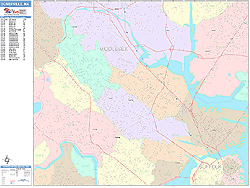 Somerville Wall Map