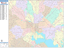 Baltimore Wall Map